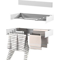 Wasophoogte Wasophoogte® Wanddroogrek - WallDry 80 cm - Wit