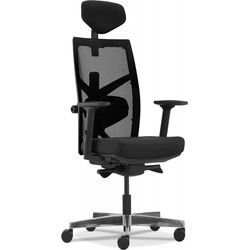 Ergonomische bureaustoel IMPERO 70x70x1055 cm Zwart