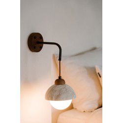Indore Home - Wandlamp Finn - Travertin - Steen