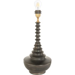 Steinhauer tafellamp Bois - zwart - metaal - 27 cm - E27 fitting - 3677ZW