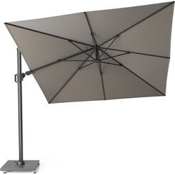 Zweefparasol Challenger Zijwaarts Kantelbaar (T2) premium 3x3 meter Manhattan zonwering